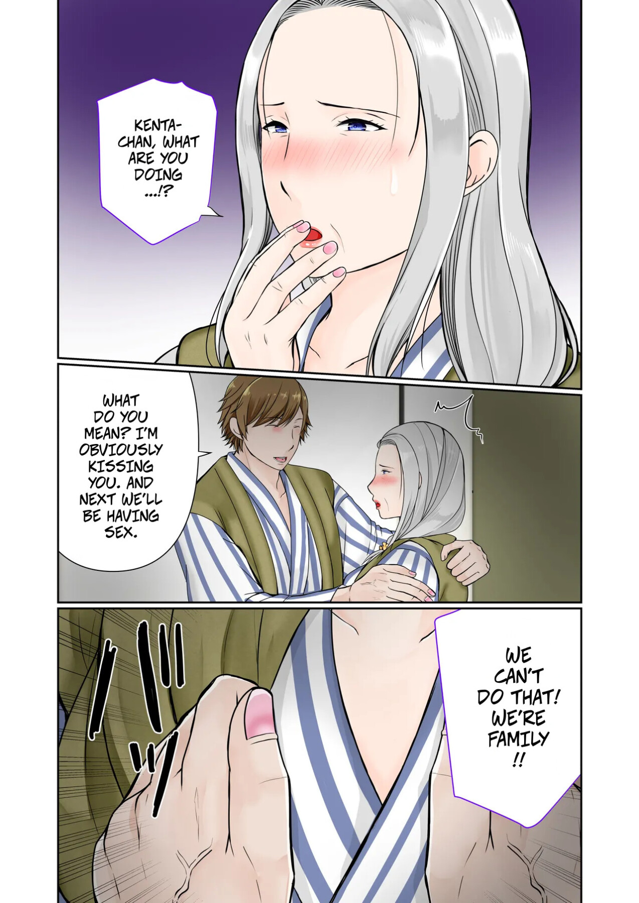 Hentai Manga Comic-A 3-Day, 2-Night Hot Spring Trip With My Grandmother (-Chapter 1)-13